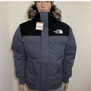 The North Face Men's Gotham II Jacket Down Coat Grey TNF Black S L XL XXL